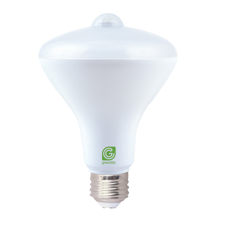 Greenlite Motion Sensor 65 Watt Equivalent BR30 E26 Medium Standard 3000K LED Bulb Wayfair